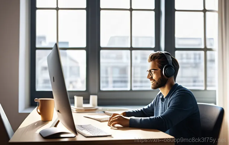 인수동 POOL_HEADER_CORRUPTION - **Prompt:** A focused, medium shot of a person, gender-neutral, wearing casual clothes and safety gl...