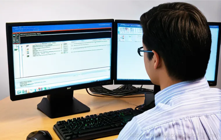 동두천동 SYSTEM_SERVICE_EXCEPTION - **Prompt 1: Sudden Blue Screen Panic**
    "A photorealistic depiction of a home office setting. A p...