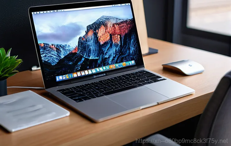 원곡동 맥북에어 판매 및 수리 - **Image Prompt 2: Expert MacBook Repair Workshop**
    A highly skilled and focused technician, wear...