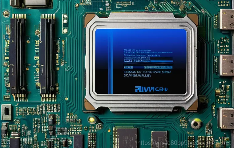 강하면 STATUS_KERNEL_HANDLE_INVALID - **Abstract Kernel Handle Malfunction:** A highly stylized, futuristic representation of a computer's...