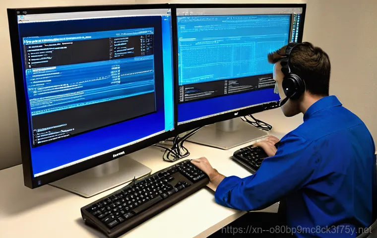 회천동 SESSION3_INITIALIZATION_FAILED - **Prompt 1: Sudden Blue Screen Panic**
    A person, appearing distressed and surprised, sits at a c... 회천동 SESSION3_INITIALIZATION_FAILED - **Prompt 1: Sudden Blue Screen Panic**
    A person, appearing distressed and surprised, sits at a c...