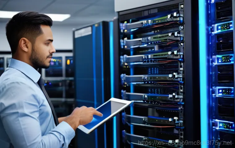 포동 파일서버출장방문수리점 - **Image Prompt 2: Intricate Data Recovery Process in a Specialized Lab**
    A close-up, high-defini...