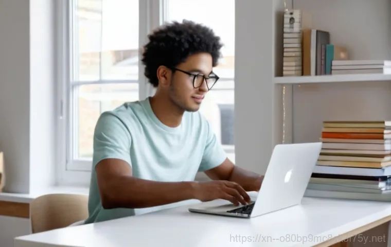 오도동 맥북프로 판매 및 수리 - A close-up, dynamic shot of a skilled technician's gloved hands meticulously working on the delicate... 오도동 맥북프로 판매 및 수리 - A close-up, dynamic shot of a skilled technician's gloved hands meticulously working on the delicate...