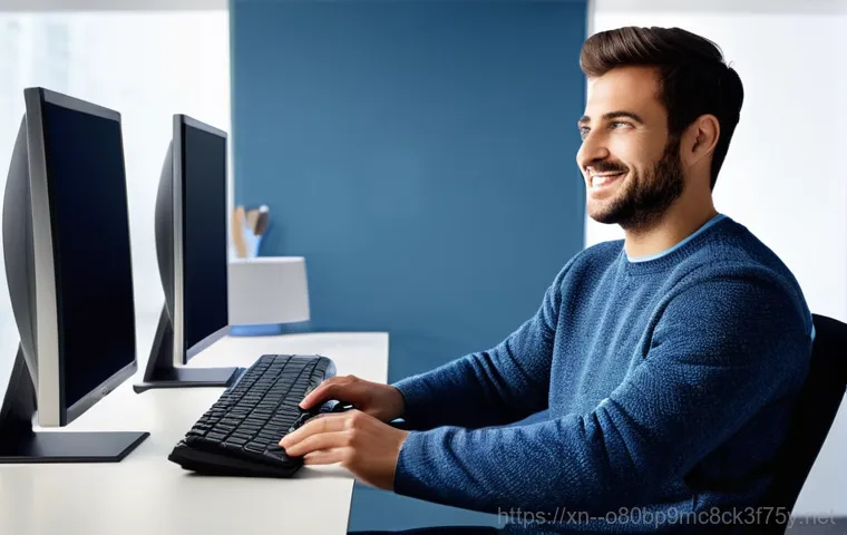 강상면 WATCHDOG_VIOLATION - **Focused Troubleshooting of a Computer Issue:**
    A person, in their late 20s to early 30s, is sh...