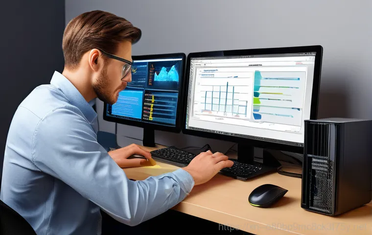 신곡동 STATUS_KERNEL_RESOURCE_ERROR - A young adult, looking visibly stressed and confused, sits at a cluttered computer desk in a dimly l... 신곡동 STATUS_KERNEL_RESOURCE_ERROR - A young adult, looking visibly stressed and confused, sits at a cluttered computer desk in a dimly l...