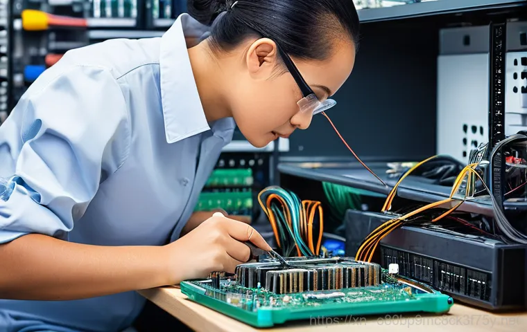 동숭동 메인보드조립 및 교체수리 - **Image Prompt: The Peril of DIY Motherboard Replacement**
    *   **Description:** A close-up, slig...