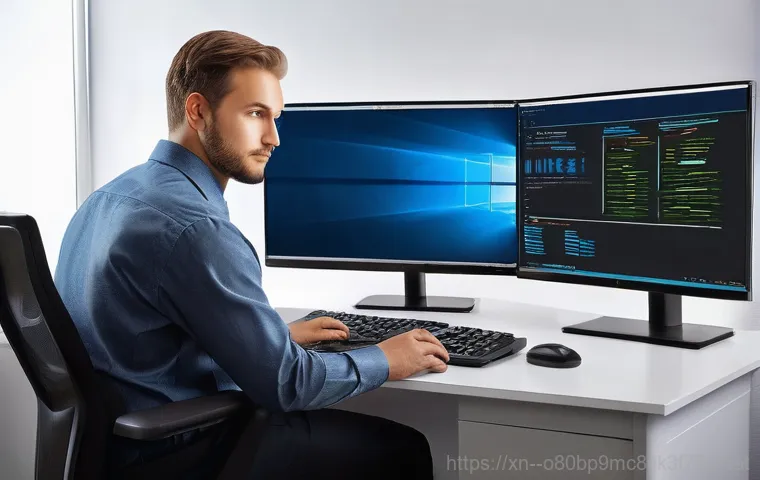 기흥동 STATUS_MEMORY_ACCESS_DENIED - **Prompt 2: Hardware Troubleshooting - Examining RAM**
    A focused individual, wearing a clean, li...