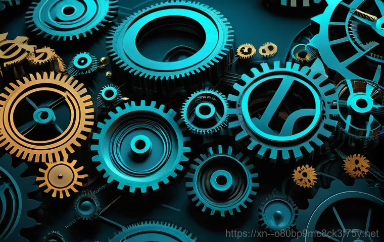 충현동 STATUS_MODULE_ACCESS_DENIED - An abstract, futuristic visual representing a complex system's security and configuration. Intricate...