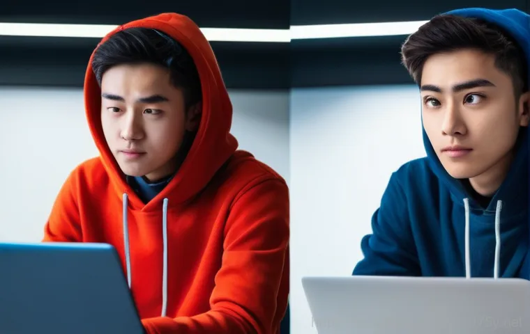 백석읍 THREAD_TERMINATION_PORT - A visually striking, abstract representation of a "thread termination port" within a clean, minimali...