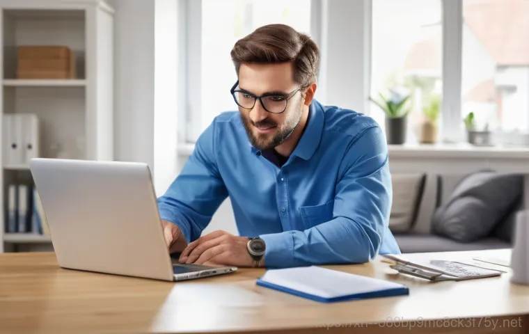 성남동 운영체제 os 재설치 포맷  초기화 - A close-up shot of hands meticulously organizing digital files. One hand is holding an external hard...
