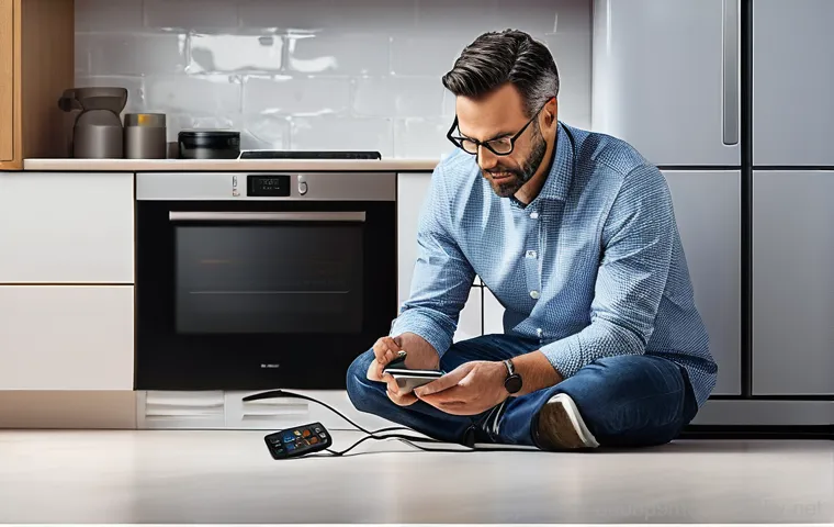 금오동 STATUS_DEVICE_OFFLINE - **Prompt for initial smart device malfunction:**
    "A young woman in her late 20s, dressed in comf...