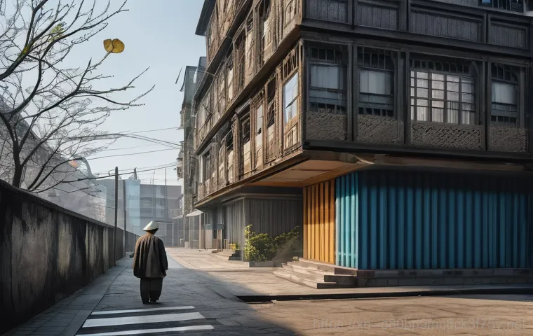 정릉동 STATUS_MEMORY_VIOLATION - **Prompt:** A street in Jeongneung-dong captured in a slightly surreal, 'glitched' aesthetic. On one... 정릉동 STATUS_MEMORY_VIOLATION - **Prompt:** A street in Jeongneung-dong captured in a slightly surreal, 'glitched' aesthetic. On one...