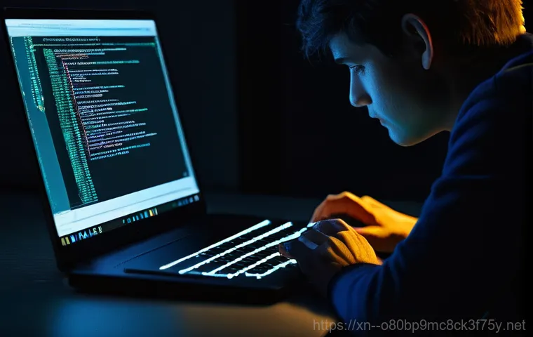 광남동 STATUS_KERNEL_INIT_FAILURE - **Prompt:** A person, late 20s to early 40s, with a serious and focused expression, is meticulously ...