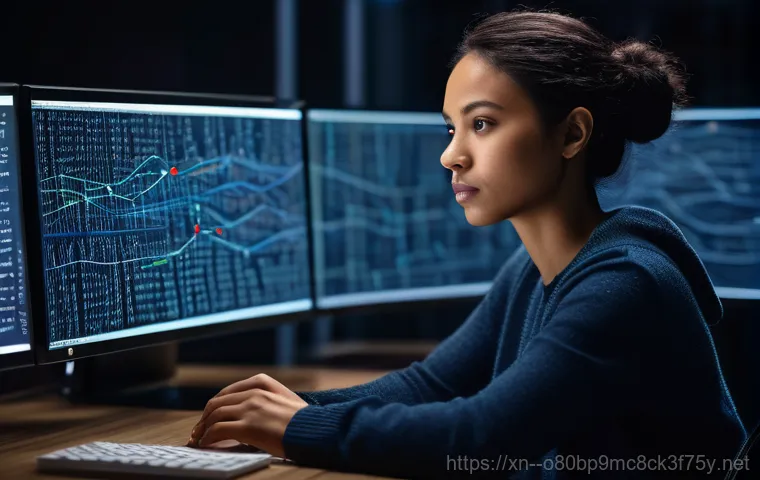 을지로 STATUS_FLOAT_DIVIDE_BY_ZERO - A male software engineer (30s, East Asian, wearing glasses, a casual hoodie, and jeans) is sitting i...