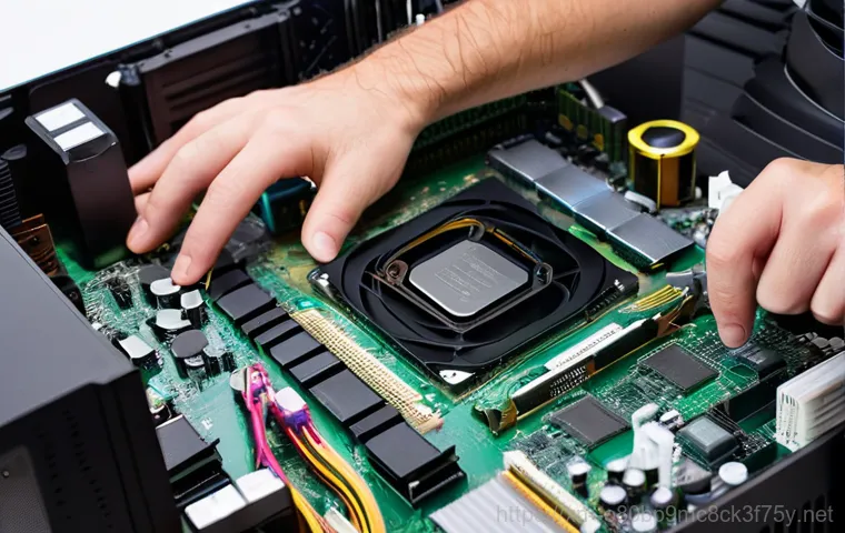 청구동 본체 꺼졌다 켜졌다 할때 - **User's Frustration & Power Cycling Issue:**
    "A frustrated person, appearing gender-neutral, si...