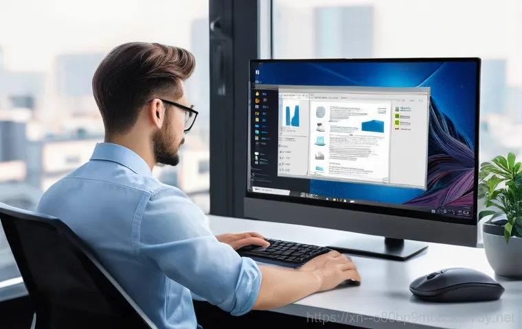 철산동 VIDEO_DRIVER_INIT_FAILURE - An overhead, well-lit shot of the inside of a desktop computer tower. The focus is on the graphics c...