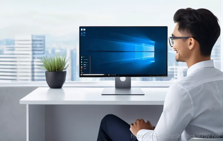 성북구 윈도우10 windows10 재설치 포맷  초기화 - A focused individual, casually dressed, sitting at a clean desk, carefully following steps on their ... 성북구 윈도우10 windows10 재설치 포맷  초기화 - A focused individual, casually dressed, sitting at a clean desk, carefully following steps on their ...