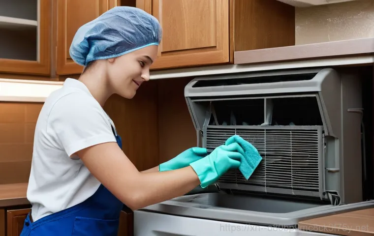 일산동구 팬돌다 멈춤 - **A homeowner troubleshooting a suddenly stopped appliance.**
A young adult woman, dressed in co... 일산동구 팬돌다 멈춤 - **A homeowner troubleshooting a suddenly stopped appliance.**
A young adult woman, dressed in co...