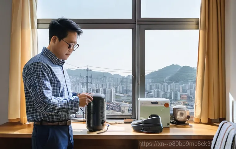 용산구 절전모드 - A stylish, contemporary kitchen and living area showcasing various smart home appliances operating i...