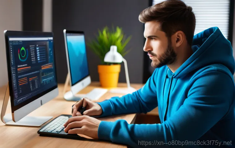 사리현동 STATUS_KERNEL_MODULE_FAILURE - **Image Prompt 2: The Catastrophic Kernel Failure**
    *   **Description:** A dramatic and unsettli...