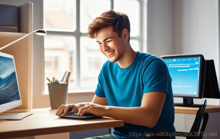 초이동 STATUS_PAGE_FAULT - **Prompt 2: Focused Troubleshooting and RAM Inspection**
    A close-up shot of a person diligently ...