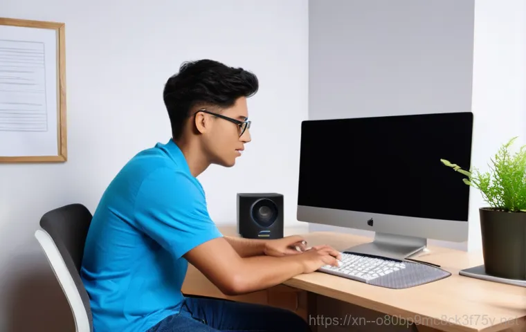 맥금동 WHEA_UNCORRECTABLE_ERROR - A close-up, well-lit shot of a person's hands carefully inspecting computer hardware. One hand is ge...