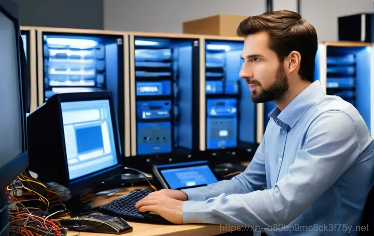 벽제동 WIN32K_POWER_WATCHDOG_TIMEOUT - **Prompt 2: Troubleshooting Hardware Issues**
    A focused, well-lit shot of a person, an adult of ...