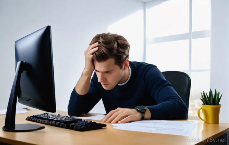 마북동 부팅불가 - A professional and reassuring computer repair technician, wearing a clean polo shirt, is carefully e... 마북동 부팅불가 - A professional and reassuring computer repair technician, wearing a clean polo shirt, is carefully e...