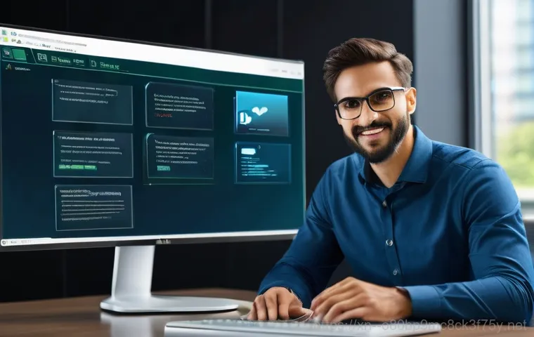 무지내동 STATUS_KERNEL_SECURITY_CHECK - **Prompt 2: Investigating Hardware and Storage Issues.**
    Close-up shot of a person's hands (wear...