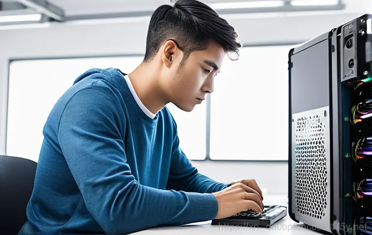 가장동 STATUS_KERNEL_BOOT_DRIVE_ERROR - A close-up shot of a computer monitor displaying a blue screen with the error message "STATUS_KERNEL...