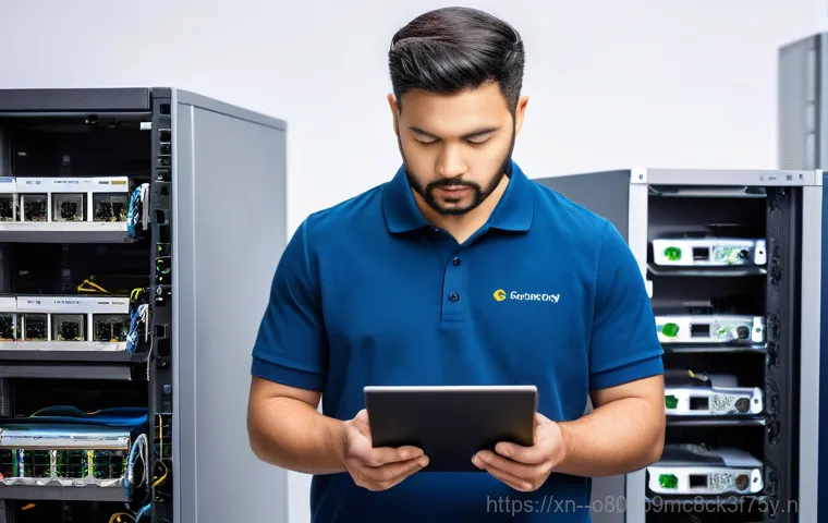 매탄동 나스 nas 설정및수리 - **Prompt:** A secure and organized small office IT environment. A focused professional (early 40s, b... 매탄동 나스 nas 설정및수리 - **Prompt:** A secure and organized small office IT environment. A focused professional (early 40s, b...