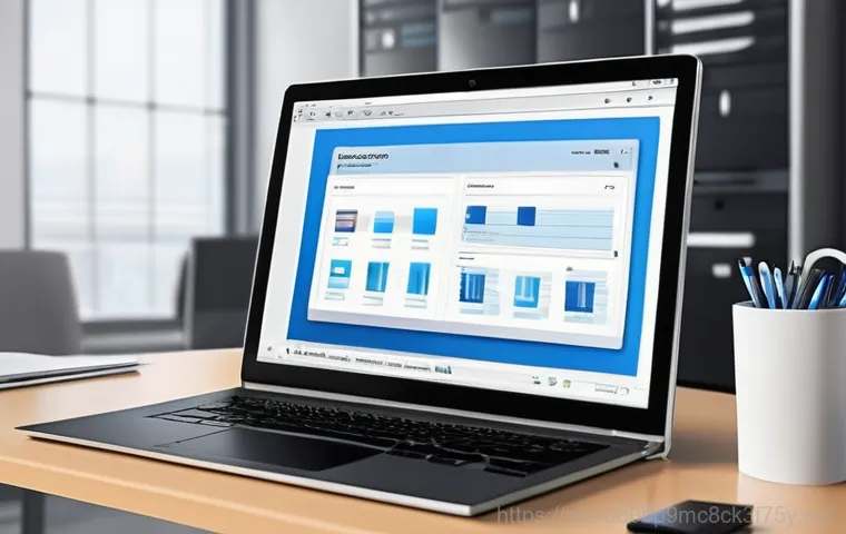 곤지암 윈도우10 windows10 재설치 포맷  초기화 - **Prompt 2: Effortless Windows PC Reset**
    A clear, close-up shot of a computer monitor displayin...