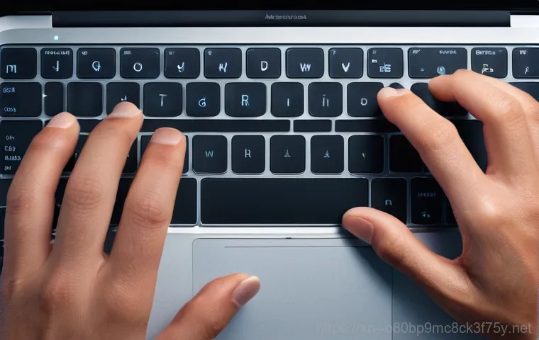 번동 macosX재설치 포맷  초기화 - A focused individual, mid-20s, with short, neat hair, sitting at a clean, modern desk. They are dili...