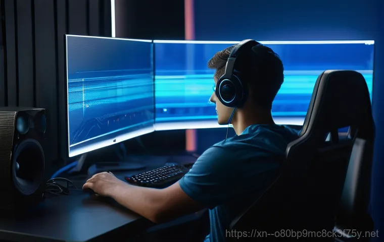 정발산동 WHEA_UNCORRECTABLE_ERROR - A close-up, highly detailed shot of the interior of a modern desktop computer. The main components l...