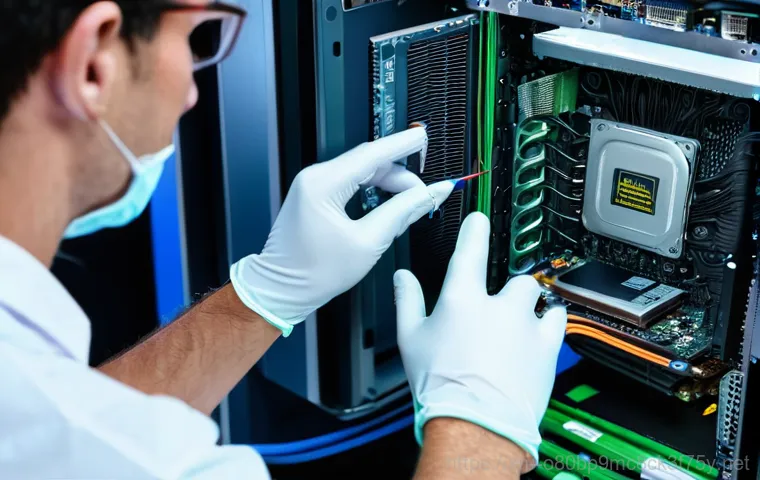 강천면 STATUS_SYSTEM_PROCESS_TERMINATED - **Prompt 1: Blue Screen of Despair**
    A young adult, looking frustrated and exhausted, sitting in...