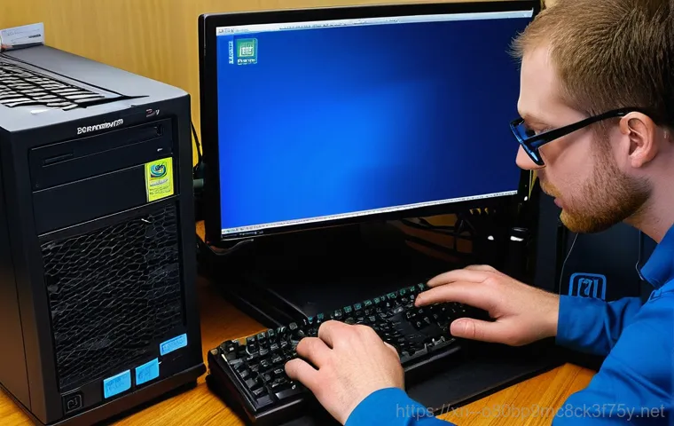 아양동 STATUS_DRIVER_ENTRYPOINT_NOT_FOUND - **Prompt 1: The Frustration of a Blue Screen**
    "A young adult, with a look of intense frustratio...