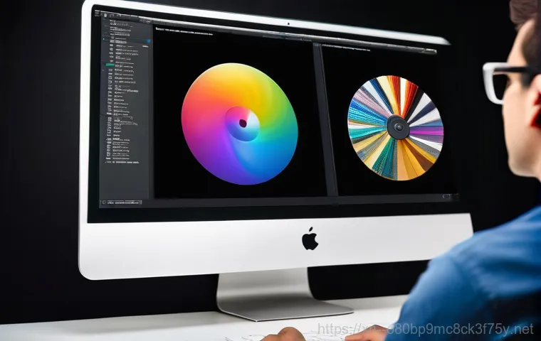 북도면 아이맥 판매 및 수리 - **Prompt:** A close-up shot of a frustrated user staring at a completely dark iMac screen, their han... 북도면 아이맥 판매 및 수리 - **Prompt:** A close-up shot of a frustrated user staring at a completely dark iMac screen, their han...