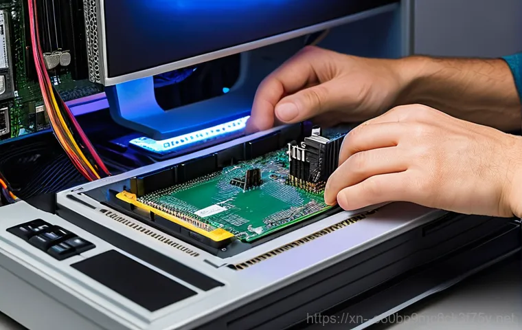 소하동 KERNEL_DATA_INPAGE_ERROR - **Image Prompt 2: Inside the Troubled Machine**
A close-up, artistic shot inside an open compute... 소하동 KERNEL_DATA_INPAGE_ERROR - **Image Prompt 2: Inside the Troubled Machine**
A close-up, artistic shot inside an open compute...