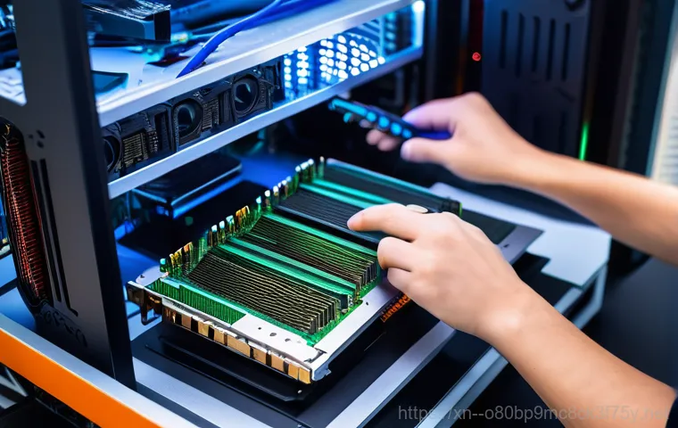 쌍령동 RAM조립 및 교체수리 - A split image depicting a before-and-after scenario of a computer user. On the left, a frustrated yo...