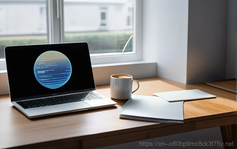 동숭동 BOOTMGR is missing - **Prompt:** A focused shot on a computer monitor displaying a complex BIOS/UEFI settings menu, speci...