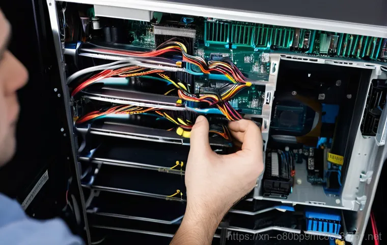 하성면 STATUS_KERNEL_POWER_FAILURE - **Prompt 1: The Frustration of a Blue Screen Error**
    A person, appearing in their late 20s or ea...