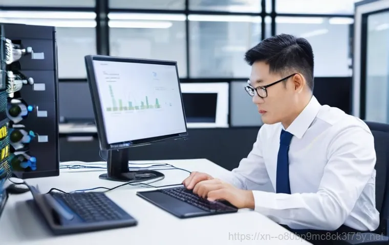 세교동 server출장방문수리점 - **Prompt 1: Urgent Server Crash and Rapid On-site Repair in a Business Office.**
    A dynamic scene...