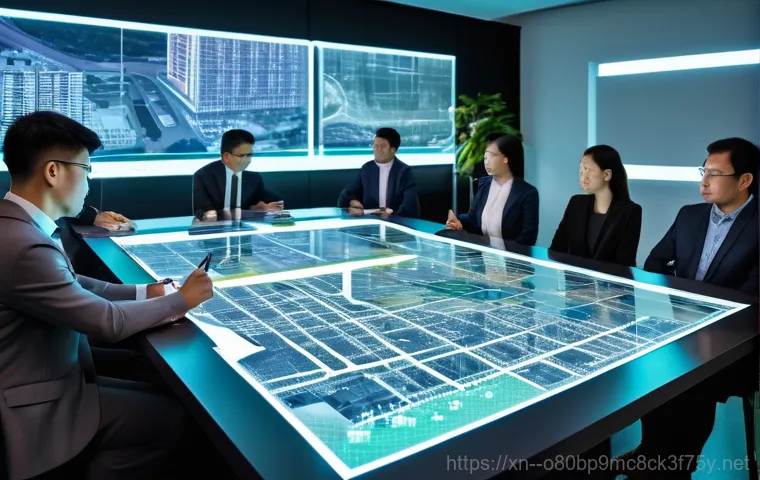 중계동 STATUS_INVALID_OBJECT - A surreal, enigmatic scene above Junggyedong, Seoul, at dusk. Glowing, fragmented code snippets and ...