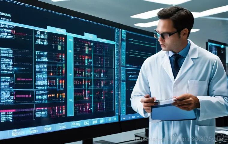 성수동 STATUS_FLOAT_INEXACT_RESULT - **Image Prompt:** A young, focused software engineer, dressed in a smart casual shirt, sits in a mod...