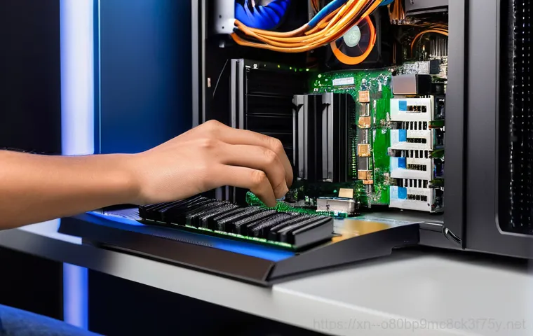 장단면 입력신호가 없습니다 - A person, looking frustrated but determined, is carefully examining the cables connecting their desk... 장단면 입력신호가 없습니다 - A person, looking frustrated but determined, is carefully examining the cables connecting their desk...