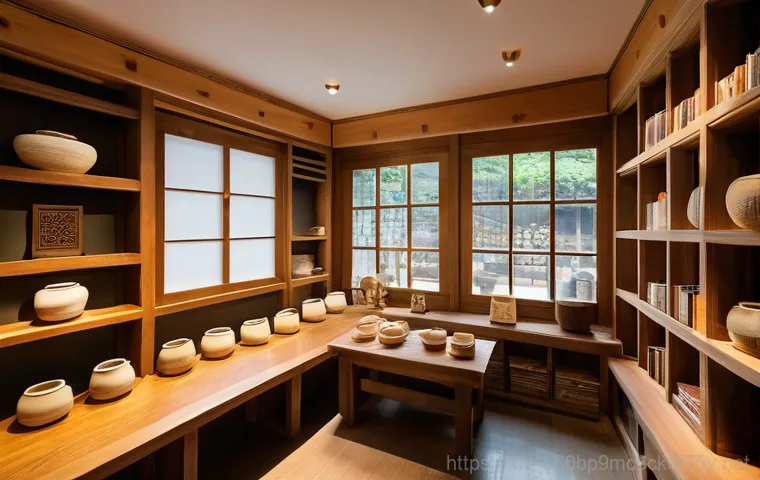 성북동 팬돌다 멈춤 - **Prompt:** A serene, uncrowded hanok alleyway in Seongbuk-dong, Seoul, during a peaceful late after...