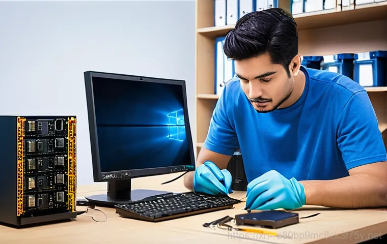 광진구 BOOTMGR is missing - **Prompt 1: Initial Encounter with the 'BOOTMGR is Missing' Error**
    A person (adult, gender-neut...