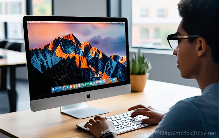 냉천동 맥윈도우 부트캠프_bootcamp 재설치 포맷 초기화 - A close-up, dynamic shot focusing on the screen of a MacBook Pro. The display clearly shows the Boot... 냉천동 맥윈도우 부트캠프_bootcamp 재설치 포맷 초기화 - A close-up, dynamic shot focusing on the screen of a MacBook Pro. The display clearly shows the Boot...
