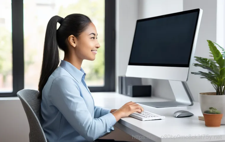 안산동 STATUS_KERNEL_SECURITY_CHECK - **Prompt:** "A focused young adult (gender-neutral) meticulously examining the open casing of a desk...