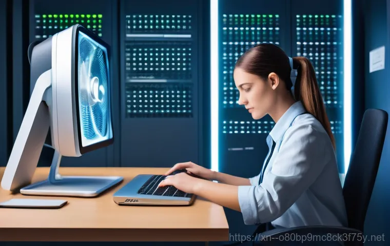 능현동 부팅불가 - An individual (gender-neutral, 20s-30s) is carefully opening the side panel of a desktop computer to... 능현동 부팅불가 - An individual (gender-neutral, 20s-30s) is carefully opening the side panel of a desktop computer to...